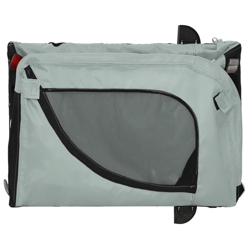 Hondenfietstrailer Oxford Stof & IJzer (Grijs/Zwart) - 34% Korting