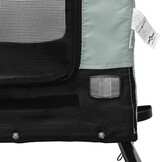 Hondenfietstrailer Oxford Stof & IJzer (Grijs/Zwart) - 34% Korting