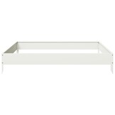 Plantenbak Verhoogd Staal Wit 100x100x18,5 cm - 58% Korting!
