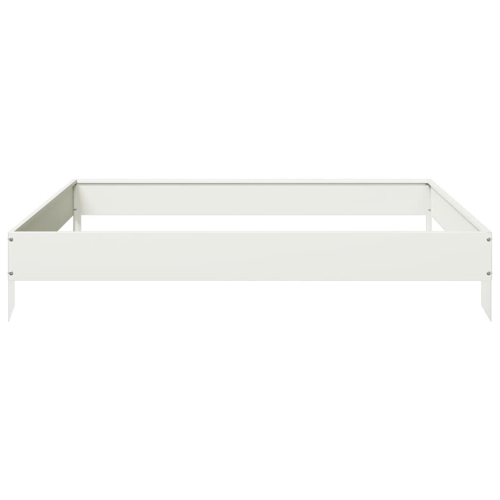 Plantenbak Verhoogd Staal Wit 100x100x18,5 cm - 58% Korting!