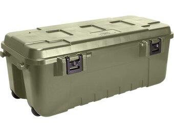 Opbergkist 102L met wielen, Olive Drab groen - 34% Korting