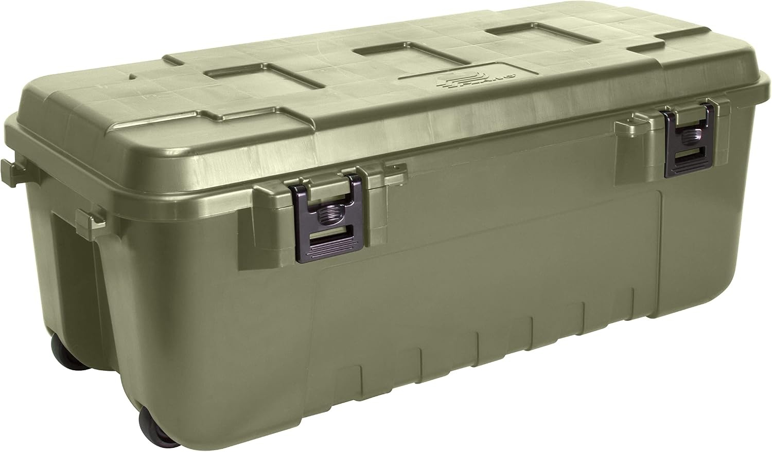 Opbergkist 102L met wielen, Olive Drab groen - 34% Korting