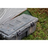 Opbergkist 102L met wielen, Olive Drab groen - 34% Korting