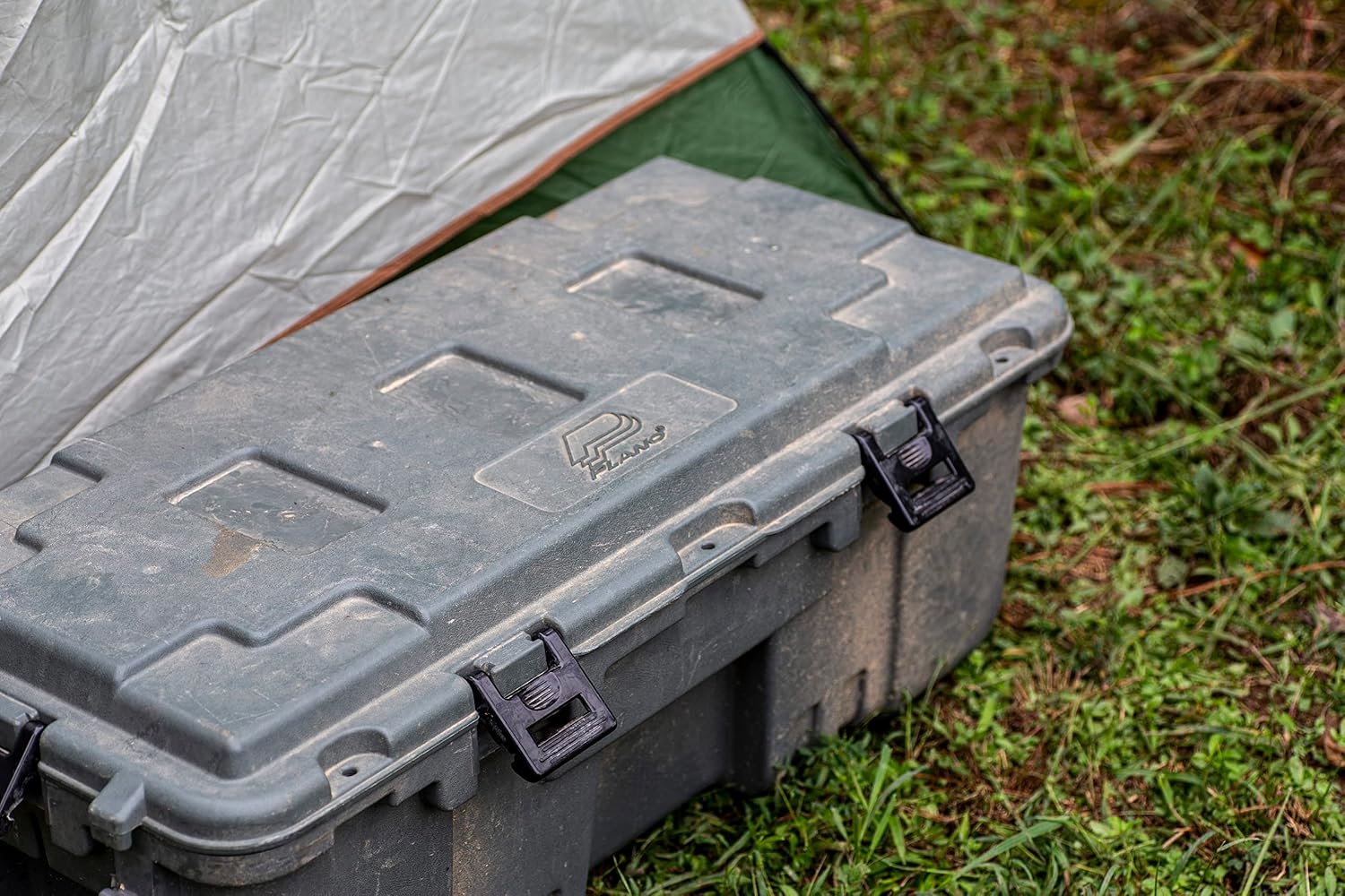 Opbergkist 102L met wielen, Olive Drab groen - 34% Korting