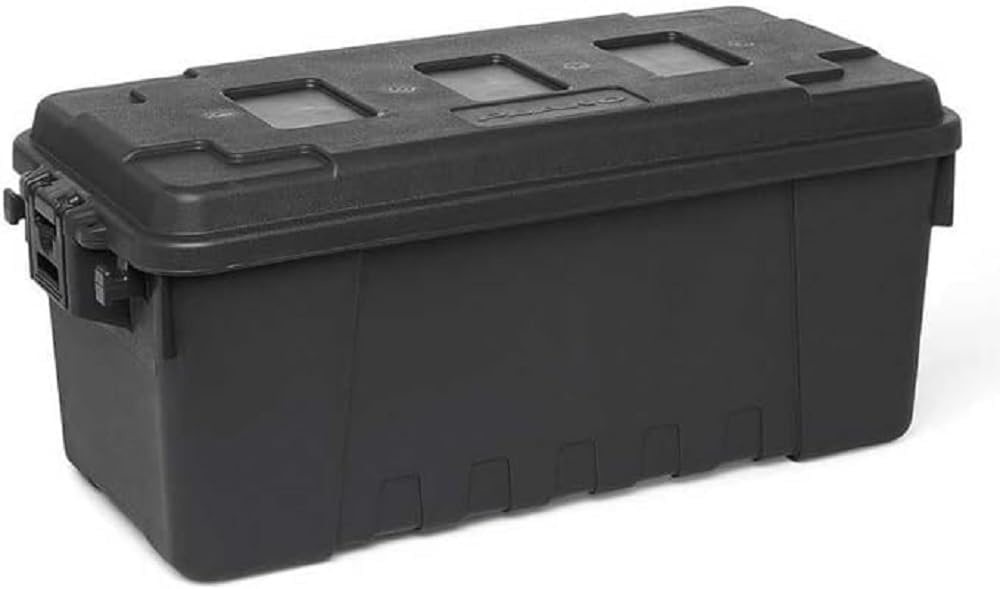 Opbergkist 102L met wielen, Olive Drab groen - 34% Korting