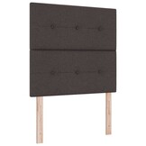 Hoofdbord Donkerbruin 80 cm Stof - Verstelbaar & Modern met 60% Korting