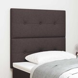 Hoofdbord Donkerbruin 80 cm Stof - Verstelbaar & Modern met 60% Korting