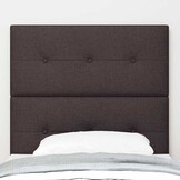 Hoofdbord Donkerbruin 80 cm Stof - Verstelbaar & Modern met 60% Korting
