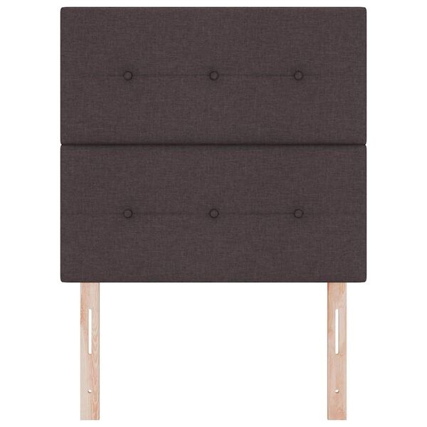 Hoofdbord Donkerbruin 80 cm Stof - Verstelbaar & Modern met 60% Korting