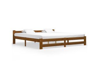 Massief Grenen Bedframe (200x200cm) - 34% Korting
