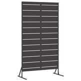 vidaXL Privacyscherm Zwart Staal 100x50x180cm - 34% Korting!
