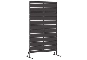 vidaXL Privacyscherm Zwart Staal 100x50x180cm - 34% Korting!