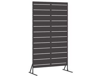 vidaXL Privacyscherm Zwart Staal 100x50x180cm - 34% Korting!