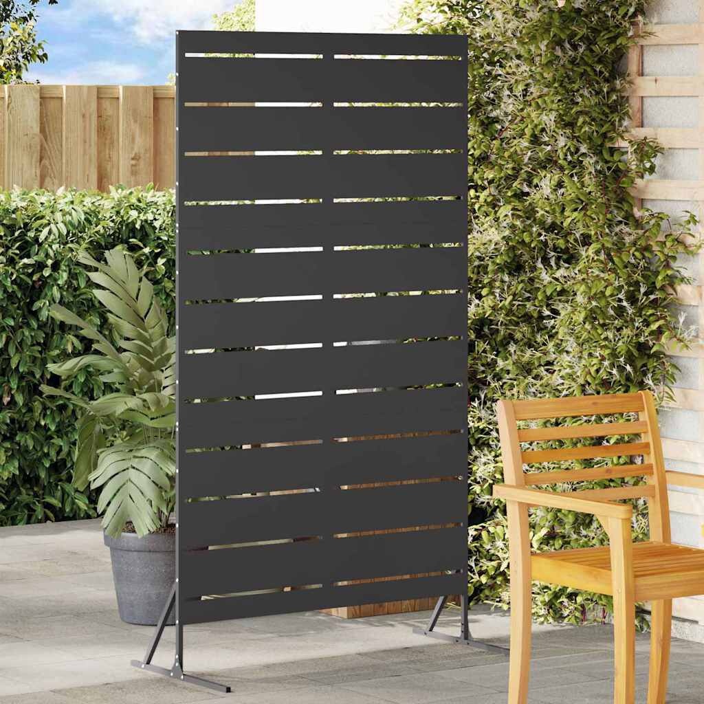 vidaXL Privacyscherm Zwart Staal 100x50x180cm - 34% Korting!