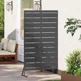 vidaXL Privacyscherm Zwart Staal 100x50x180cm - 34% Korting!