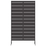 vidaXL Privacyscherm Zwart Staal 100x50x180cm - 34% Korting!