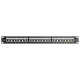 CAT 7 Patchpaneel 24 Poorts RJ45 Afgeschermd | 19" Rackmontage | Netwerkswitch