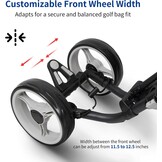 Golftrolley 4-wiel Explorer V8 Donkergrijs | Compact Opvouwbaar | Nu 54% Korting