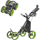 Golftrolley 4-wiel Explorer V8 Donkergrijs | Compact Opvouwbaar | Nu 54% Korting