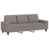 VidaXL Driezitsbank 180 cm Stof Taupe - 35% Korting