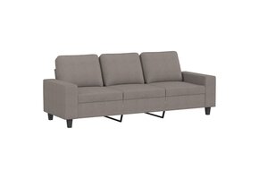 VidaXL Driezitsbank 180 cm Stof Taupe - 35% Korting