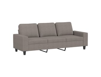 VidaXL Driezitsbank 180 cm Stof Taupe - 35% Korting