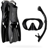 Snorkelset Volwassenen Zwart L/XL | 35% Korting