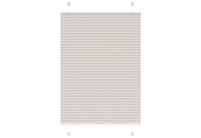 vidaXL Plissé Rolgordijn Lichtgrijs 85x150 cm - 33% Korting