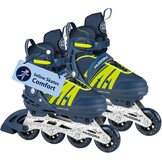 Hudora Inlineskates Blauw Gestreept Maat 29-34 - 61% Korting