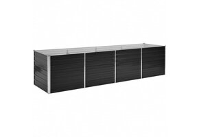 Verhoogde Plantenbak Staal Antraciet - 320x80x77 cm - 34% Korting