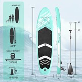 Opblaasbaar SUP Board (15cm dik) - 59% Korting!
