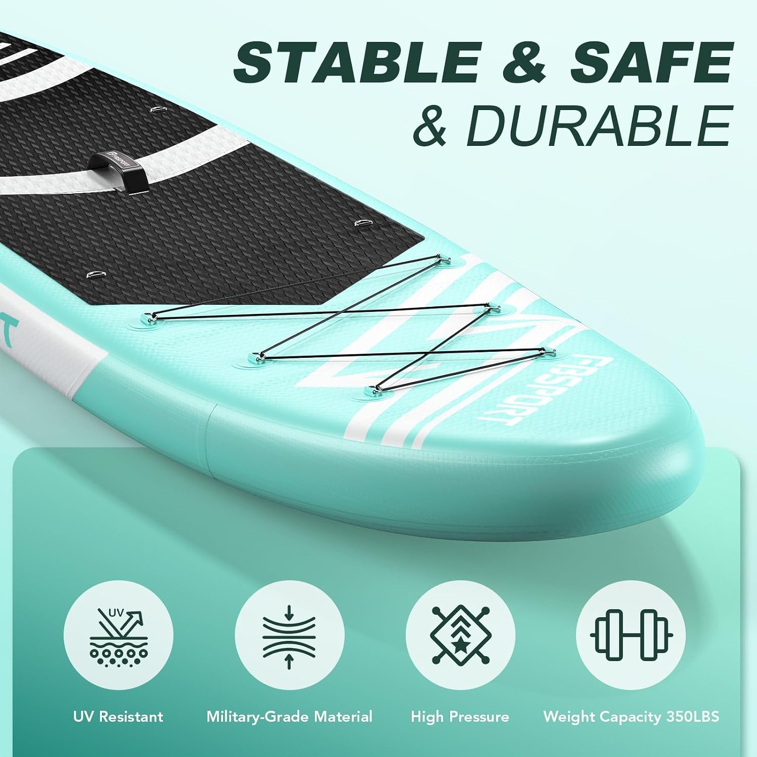 Opblaasbaar SUP Board (15cm dik) - 59% Korting!
