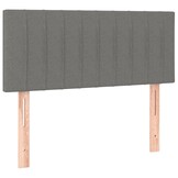 Hoofdbord stof donkergrijs 90x5x78/88 cm - 58% korting
