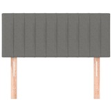 Hoofdbord stof donkergrijs 90x5x78/88 cm - 58% korting