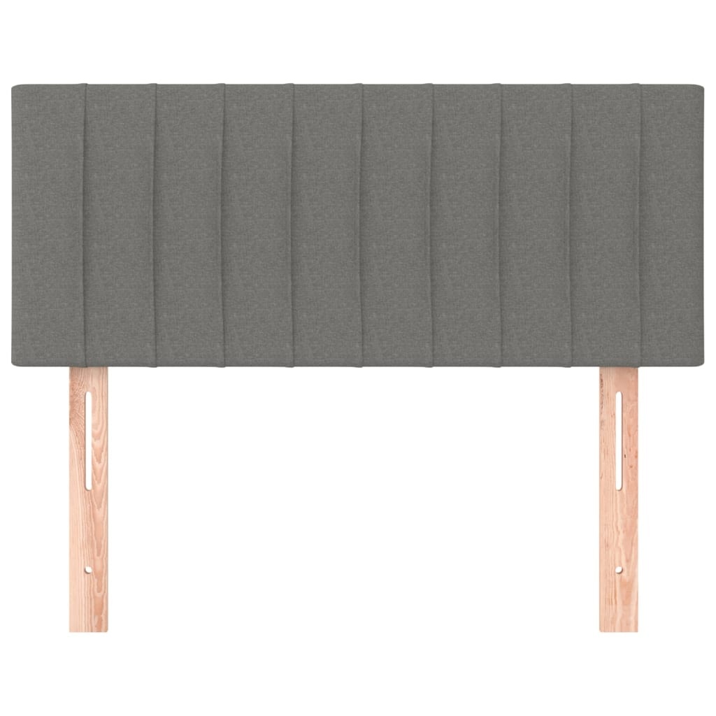 Hoofdbord stof donkergrijs 90x5x78/88 cm - 58% korting