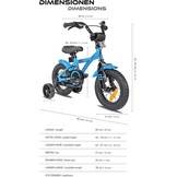 Kinderfiets 12 inch Blauw - Vanaf 3 Jaar | 35% Korting