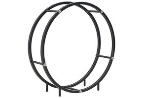 VidaXL Haardhoutrek Staal Zwart 70x20x70 cm - 33% Korting!