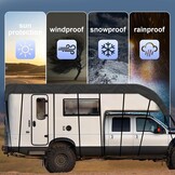 Universele Caravan & Camper Hoes - Waterdicht & UV-bestendig (7.5m x 3m)