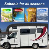 Universele Caravan & Camper Hoes - Waterdicht & UV-bestendig (7.5m x 3m)