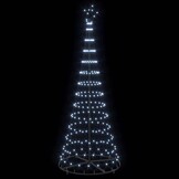vidaXL LED Kerstboom 250cm Koudwit - 41% Korting