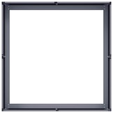 vidaXL Stalen Plantenbak 80x80x30 cm Antraciet - 34% Korting!