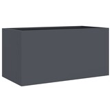 Antraciete Stalen Plantenbak 62x30x29 cm - 34% Korting