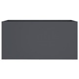 Antraciete Stalen Plantenbak 62x30x29 cm - 34% Korting