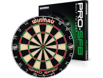 Winmau Pro SFB Bristle Dartbord - Professioneel, Nietjesvrij met 34% Korting