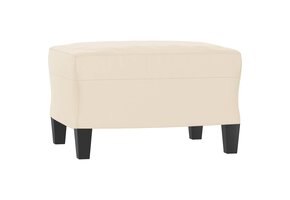 Beige Voetenbank Microvezel 60x50x41 cm - 40% Korting