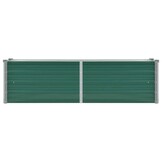 Verhoogde Plantenbak Metaal Groen 160x40x45 cm - 33% Korting