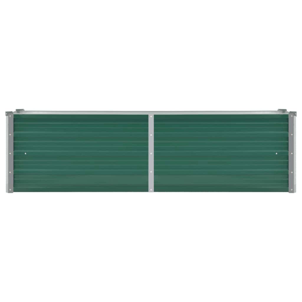 Verhoogde Plantenbak Metaal Groen 160x40x45 cm - 33% Korting