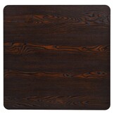 vidaXL Bistrotafel Donker Essen MDF & Staal - 80x80 cm - 35% Korting