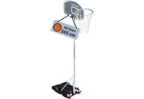 HUDORA Basketbalstandaard All Stars 205 Grijs - Verstelbaar 34% Korting
