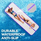 Airtrack matte Gymnastics Mat 10 cm/20 cm Thick Training Mat 3/4M/5M/6M/7M/8M/9M/10M/11M/12M Gym Mat Inflatable Track Gymnastics Tumbling Gymnastics Gymnastics with Air Pump